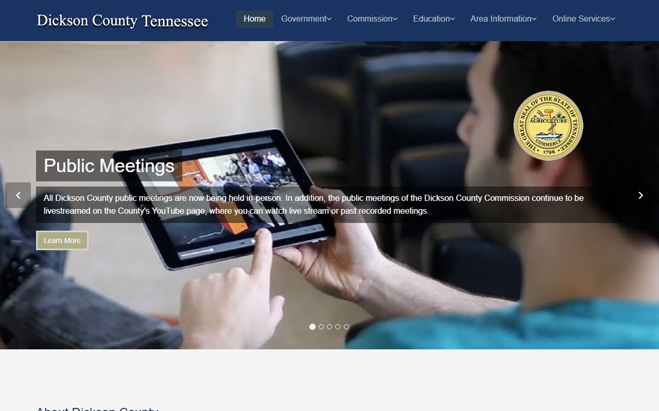 Dickson County Health Department vital records