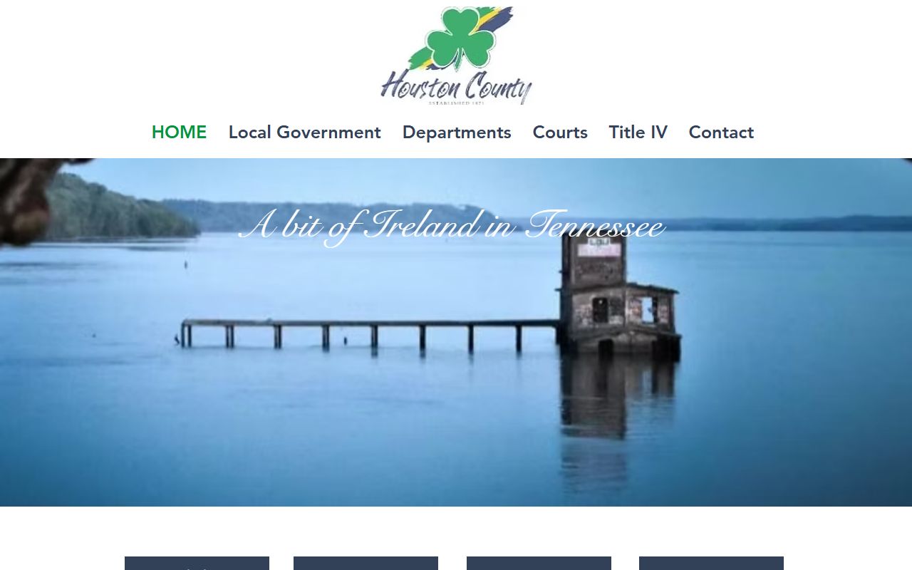 Houston County Health Department website showing vital records and birth certificate information