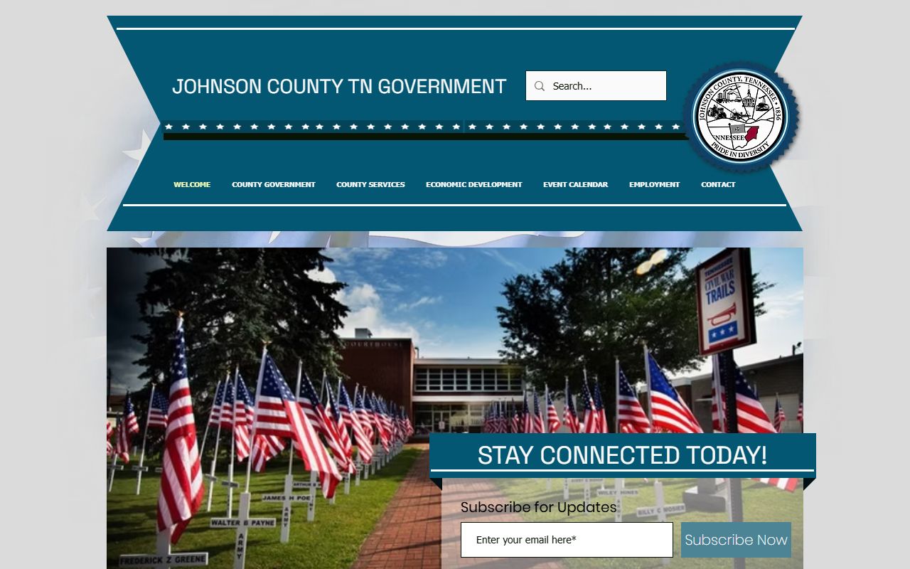 Johnson County Health Department website for birth records and vital certificates in Mountain City
