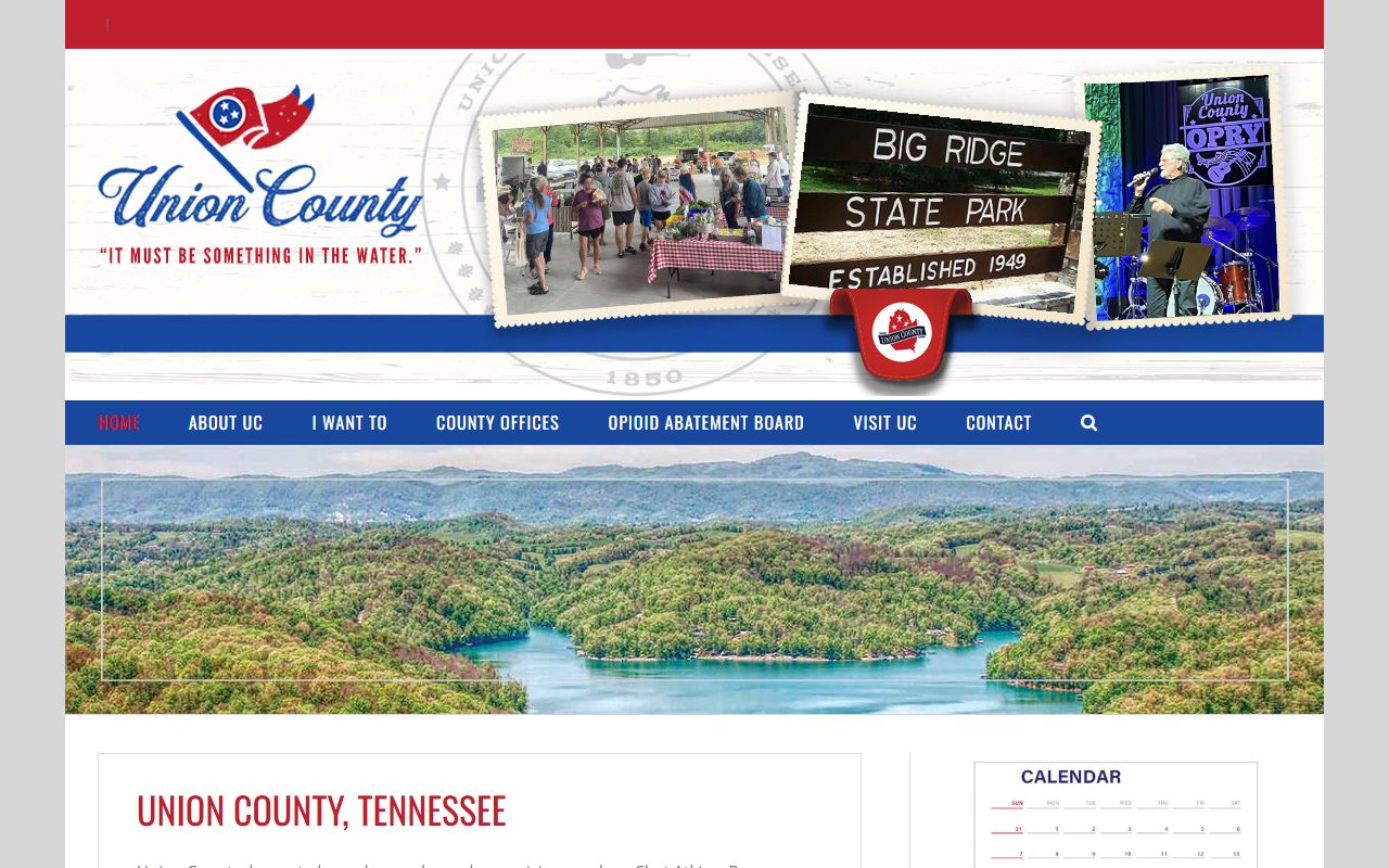 Union County Health Department website for birth records in Union County Tennessee