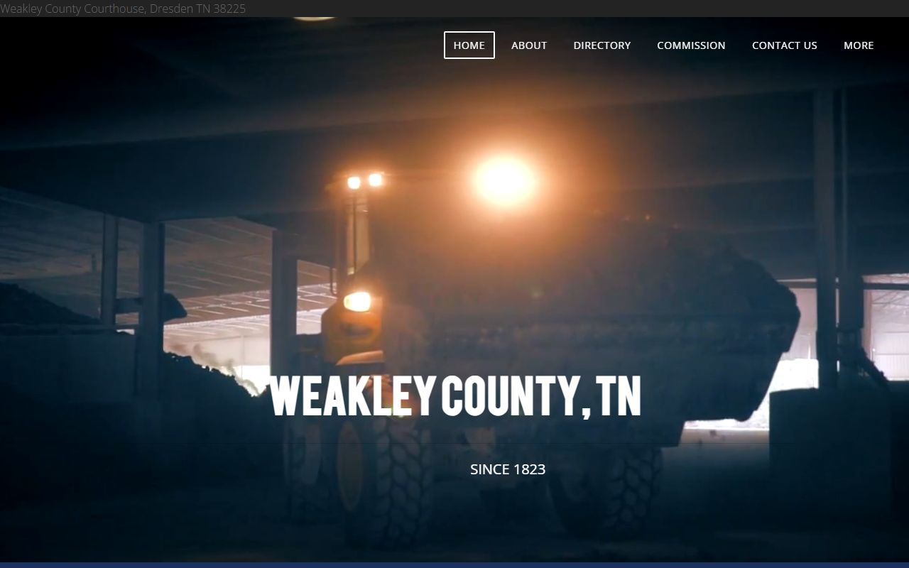 Weakley County Health Department website for birth records in Dresden Tennessee